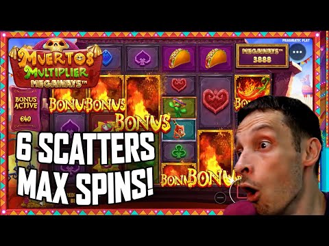 MUERTOS MULTIPLIER MEGAWAYS 🔥 MAX 6 SCATTETS 🔥 MAX SPINS BIG WIN at SOL!