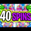 SUGAR RUSH SLOT 🍭 40 FREE SPIN BONUS  ‼️ €50 MAX BET *** MEGA BIG WINS ***