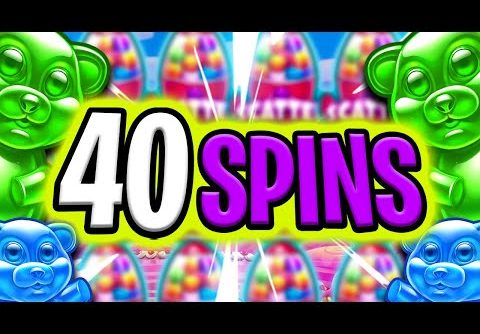 SUGAR RUSH SLOT 🍭 40 FREE SPIN BONUS  ‼️ €50 MAX BET *** MEGA BIG WINS ***