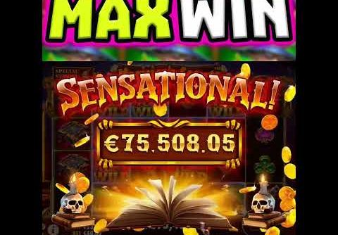 MY FIRST EVER MAX BET MAX WIN 🍀 MAGICIAN SECRETS SLOT MEGA BIG WIN OMG‼️ #shorts