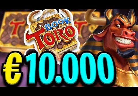 €10.000 SUPER BONUS BUYS 😱 BOOK OF TORO SLOT 🔥 FULL SCREEN BIG WINS‼️