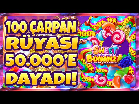 SWEET BONANZA | RECORD WİN !!! 7 BİNDEN 50BİNE UÇULUR TAKTİK BURDA #slot #bonanza #sweetbonanza