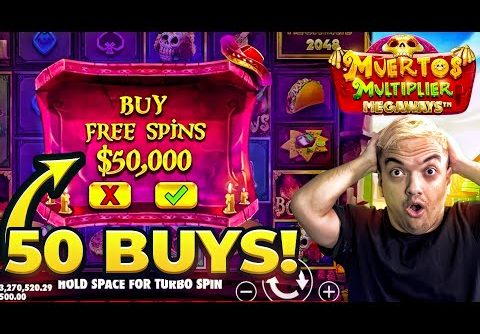 HIGHLIGHTS OF X50 $50,000 BUYS ON PRAGMATICS NEWEST GAME!! INSANE WINS!