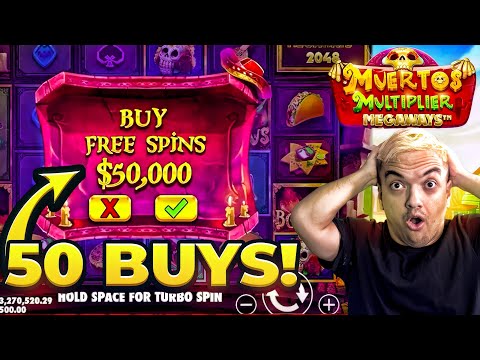 HIGHLIGHTS OF X50 $50,000 BUYS ON PRAGMATICS NEWEST GAME!! INSANE WINS!