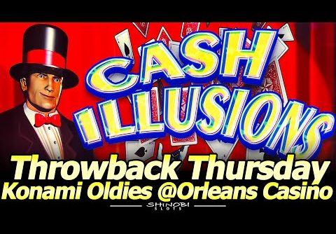 Konami Oldies at Orleans Casino in Las Vegas for Throwback Thursday! Tiger Woman and Cash Illusions