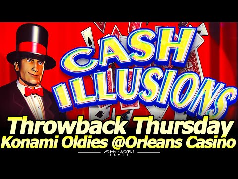 Konami Oldies at Orleans Casino in Las Vegas for Throwback Thursday! Tiger Woman and Cash Illusions