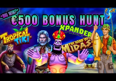 *BIG WIN?* €500 SLOTS BONUS HUNT – XPANDER, GENIE MEGAWAYS, TROPICAL TIKI, RISE OF MERLIN & MORE