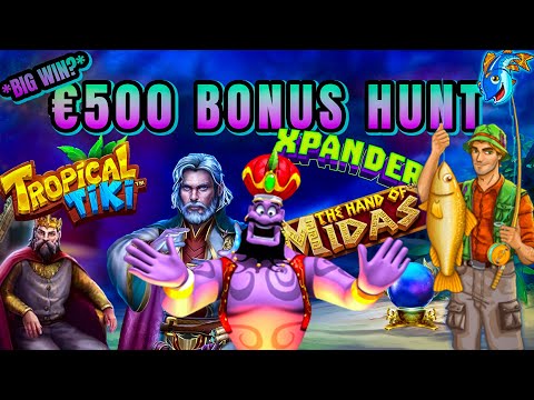 *BIG WIN?* €500 SLOTS BONUS HUNT – XPANDER, GENIE MEGAWAYS, TROPICAL TIKI, RISE OF MERLIN & MORE