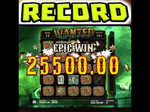 WANTED DEAD OR A WILD 🔥 MEGA BIG RECORD WIN 😱 BEST PAYING SYMBOLS SO MANY FULL LINES‼️ #shorts