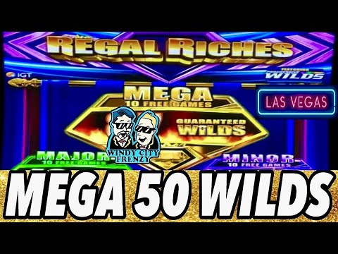 REGAL RICHES SLOT! MEGA 50 WILDS WIN! CIRCA LAS VEGAS!