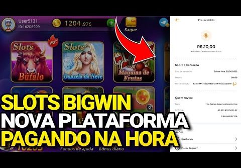 NOVA PLATAFORMA SLOTS BIG WIN PAGA ? PROVA DE PAGAMENTO ? SLOTS BIGWIN APP FUNCIONA