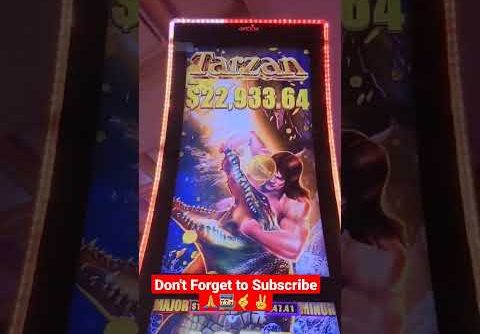 Tarzan Grand Triple Minor Big Win Slot Machine Encore Las Vegas #fyp #slot #fypシ #foryou #bigwin