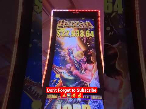 Tarzan Grand Triple Minor Big Win Slot Machine Encore Las Vegas #fyp #slot #fypシ #foryou #bigwin