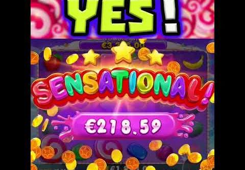 SWEET BONANZA SLOT MEGA BIG WIN RANDOM MICHAEL GOT A HUGE MULTIPLIER #shorts