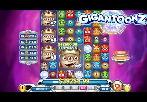 Gigatoonz Slot Insane Epic Record Win Casino Stream Highlights