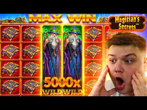 5000X INSANE MAX WIN On MAGICIAN’S SECRETS!! (MAX WIN)