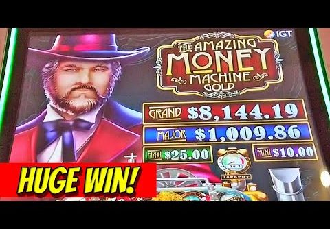 I got a HUGE WIN on the Amazing Money Machine Gold