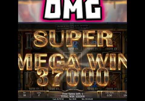 DEAD OR ALIVE 2 SLOT WILD LINE SUPER MEGA RECORD BIG WIN OMG U HAVE TO SEE THIS #shorts