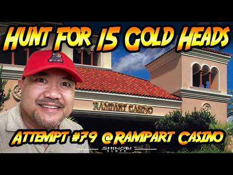 Hunt For 15 Gold Heads! Ep. #79 at Rampart Casino in Las Vegas with a VegasLowRoller Appearance!