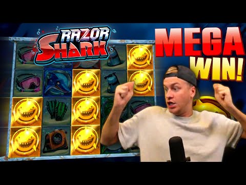 MEGA WIN on Razor Shark Slot! 🦈 (High Stakes)