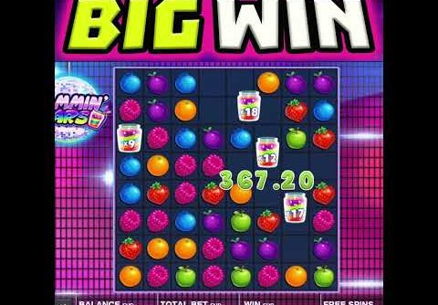 JAMMIN’ JARS 🍓 SLOT MEGA BIG WINS 🔥 MASSIVE MULTIPLIERS OMG THIS IS SO MUCH‼️ #shorts