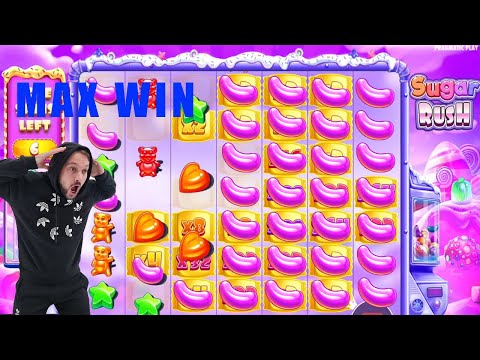 MAX WIN – SUGAR RUSH – BIG WINS CASINO SLOT ONLINE BONUS BUY HIT AMAZING MULTIPLIERS