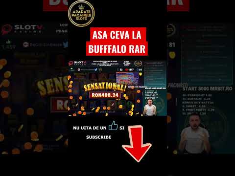 MAX WIN EPIC LA BUFFALO😱❗️ SUPER PLATA! #aparate #pacanele #slots #casino #bigwin