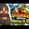 FIRST SPIN 😵 MAX BET BONUS 🔥 NEW BIG BASS BONANZA KEEPING IT REEL SLOT‼️ *** BIG WINS ***