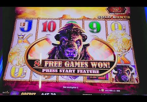 BIG WIN on Buffalo, Kept my Wins.      #buffalo #casino #slots