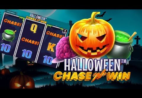 BIG WIN 💰 on Halloween by playing  Halloween Chase ‘N’ Win slot! 🎃