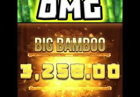 BIG BAMBOO 🔥 SLOT BEST PAYING PREMIUM SYMBOLS 😱 MEGA BIG WINS OMG‼️ #shorts