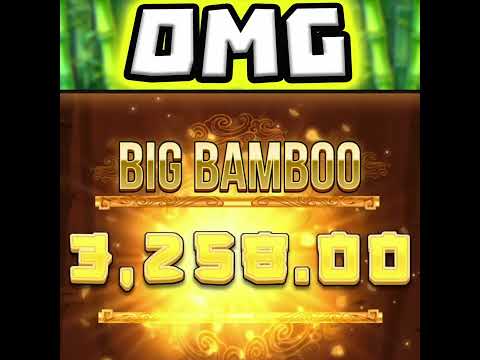 BIG BAMBOO 🔥 SLOT BEST PAYING PREMIUM SYMBOLS 😱 MEGA BIG WINS OMG‼️ #shorts