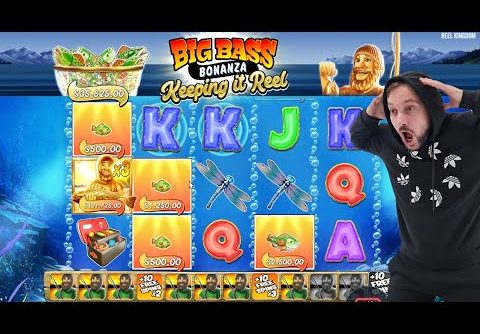 BIG BASS BONANZA – KEEPING it REAL NEW SLOT – BIG WINS HIT GOLDEN FISHERMAN with x3 MULTIPLIER BONUS