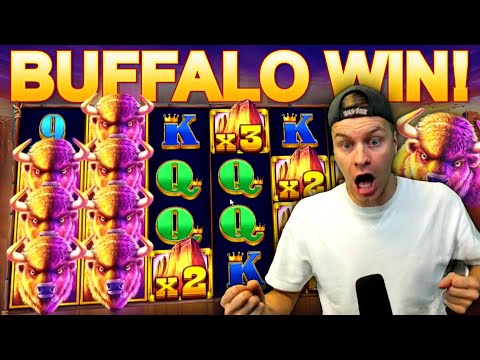 WHAT IS HAPPENING!? 🦅 Mega Screen on Buffalo King Slot!