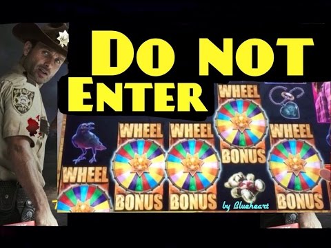 The WALKING DEAD slot machine Max bet 5 BONUS SYMBOLS BIG WIN!