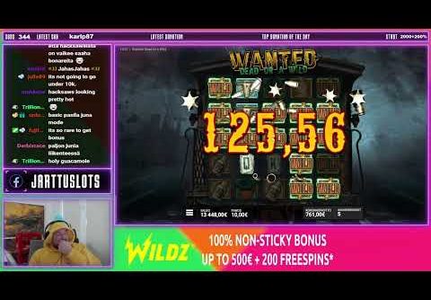 Normal Train Bonus!! Super Big Win From Wanted Dead Or A Wild!!