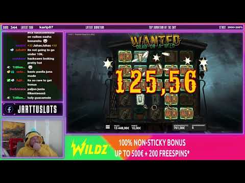 Normal Train Bonus!! Super Big Win From Wanted Dead Or A Wild!!