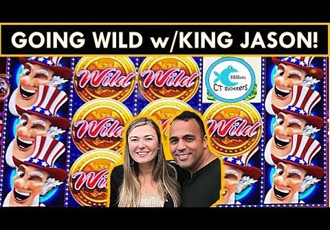 HE KEPT THROWING MONEY AT ME!💰 WILD AMERICOINS SLOT MACHINE BIG WIN, WHALES OF CASH BOOSTED!