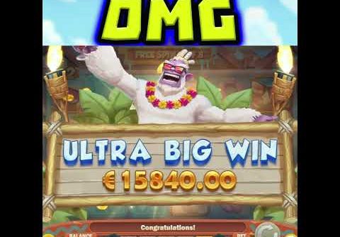 U HAVE TO SEE THIS 🤑 MEGA BIG SLOT WIN 🔥 HOTEL YETI WAY OMG NO WAY‼️ #shorts