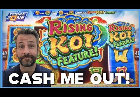 THOSE FISH SURE CAN PAY AMAZING! RISING KOI SLOT MACHINE BIG WIN!