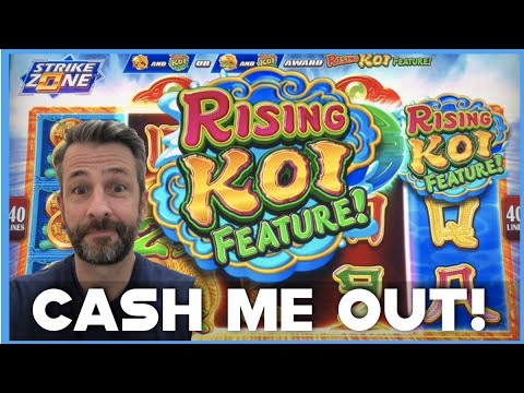 THOSE FISH SURE CAN PAY AMAZING! RISING KOI SLOT MACHINE BIG WIN!