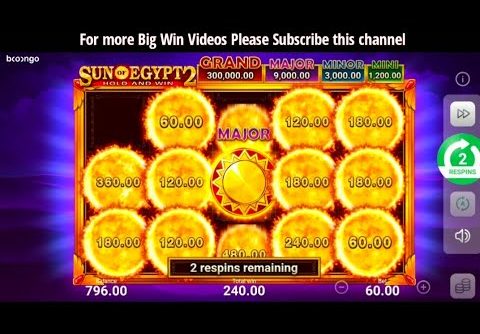 🤑Big Win Today ☀Sun Of Egypt 2 Slot,  Boongo