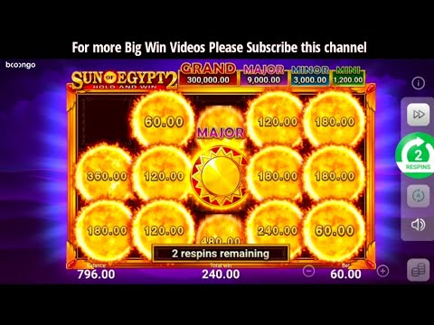 🤑Big Win Today ☀Sun Of Egypt 2 Slot,  Boongo