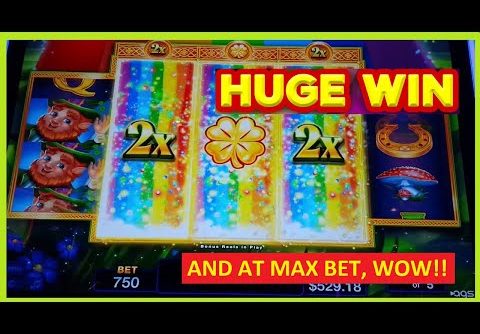 HUGE WIN! Pots O’Luck Slot – MAX BET BONUSES!