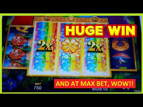 HUGE WIN! Pots O’Luck Slot – MAX BET BONUSES!