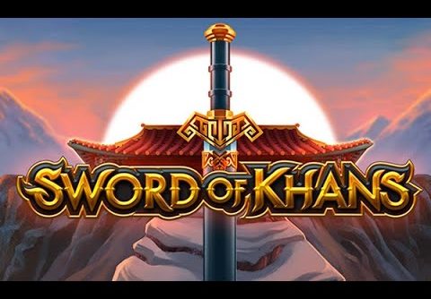 Mega Bonus Win on Sword of Khans Slot by #thunderkick 31-10-22