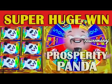 SUPER HUGE WIN! Prosperity Panda Slot – 20 FREE GAMES!  plus SUPER FREE GAMES – Casinomannj