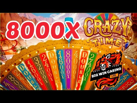 🔴Crazy Time Big Win Today🤑, 8000X Crazy Bonus, Record Wins of the Week 🤑
