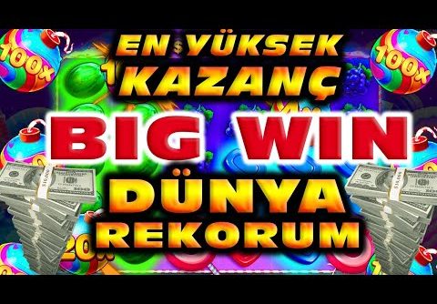 SWEET BONANZA | EN YÜKSEK KAZANÇ DÜNYA REKORU BIG WİN | #sweetbonanza  #slot #casino #slotoyunları