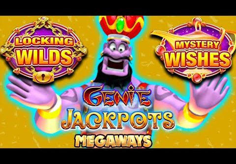 GENIE JACKPOTS MEGAWAYS 🔥 SLOT EPIC 😵 6 SCATTER BONUS & BIG WINS‼️